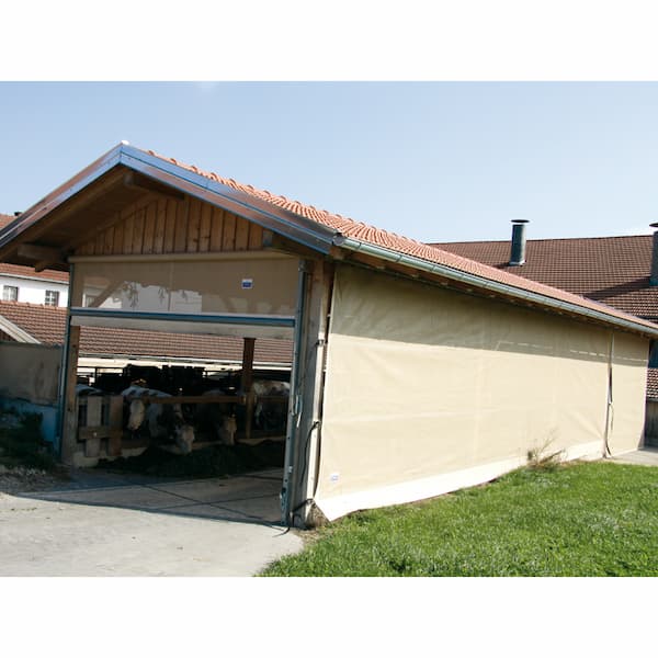 Windschutz Vorhangsystem horizontal Größe:             cm Breite x         cm Höhe